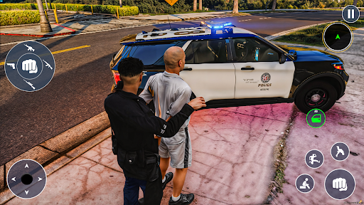 US Police Car Sim Cop Games ekran görüntüsü