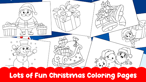 Christmas Coloring Games ekran görüntüsü