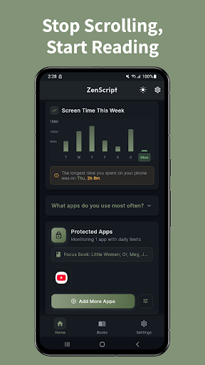 ZenScript - Stop Scroll & Read ekran görüntüsü