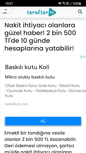 Taraftar Tv ekran görüntüsü