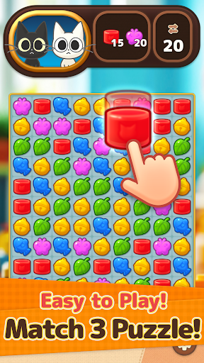 Cat Pop'n Match ekran görüntüsü