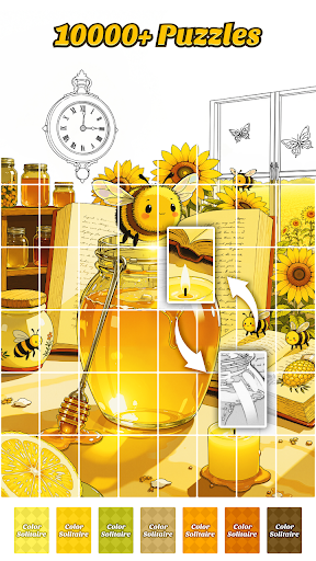 Color Solitaire: Jigsaw Puzzle ekran görüntüsü