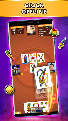 Scopa Offline: Gioco di Carte ekran görüntüsü