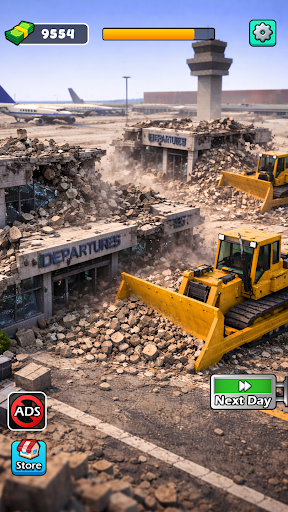 City Airport Tear Down 3D ekran görüntüsü