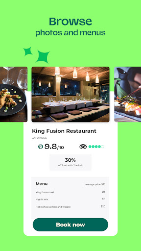 TheFork - Restaurant bookings ekran görüntüsü