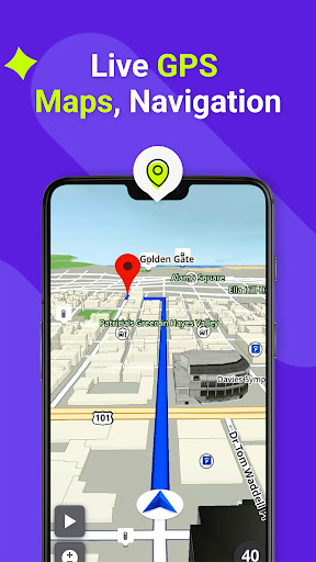 GPS, Haritalar, Navigasyon ekran görüntüsü
