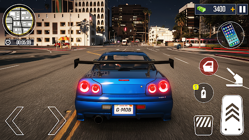 Car Drifting Night Driving 3D ekran görüntüsü