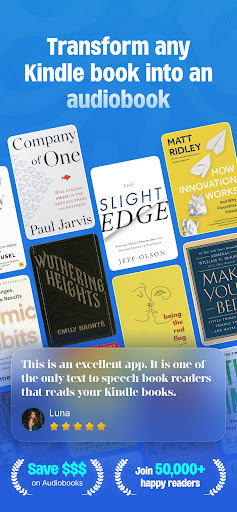 AudioBooks Unlimited to Kindle ekran görüntüsü