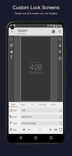 KLCK Kustom Lock Screen Maker ekran görüntüsü