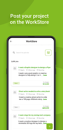 TERAWORK: Hire Freelancers ekran görüntüsü