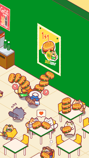 Cat Snack Bar: Cute Food Games ekran görüntüsü