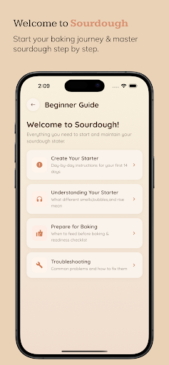 Sourdough Tracker ekran görüntüsü