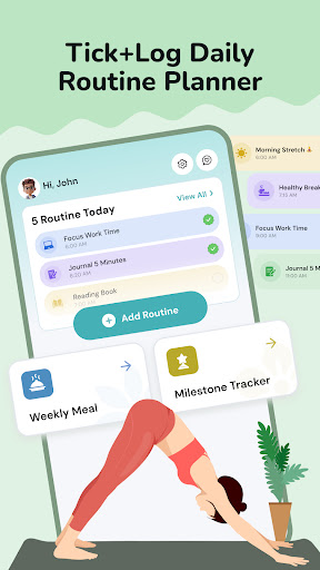 Tick+Log Daily Routine Planner ekran görüntüsü