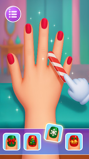 Christmas Nail Salon Makeover ekran görüntüsü
