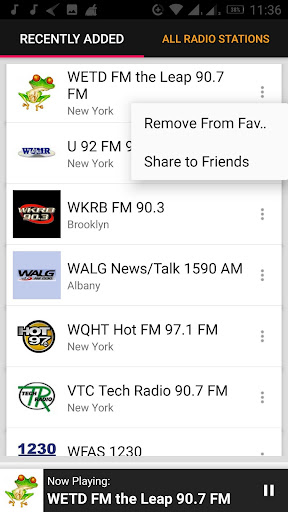 New York Radio Stations - USA ekran görüntüsü