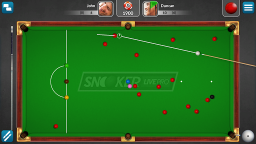 Snooker Live Pro: oyun ekran görüntüsü