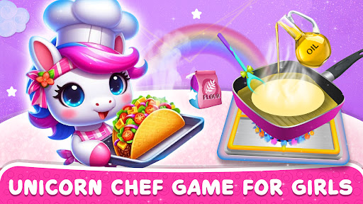 Unicorn Kitchen Set Cooking ekran görüntüsü