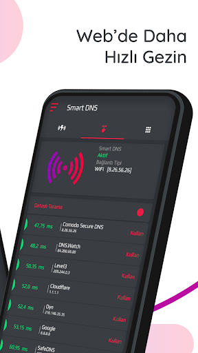 Smart DNS: Optimize Ping ekran görüntüsü