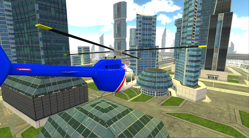 City Helicopter Simulator Game ekran görüntüsü