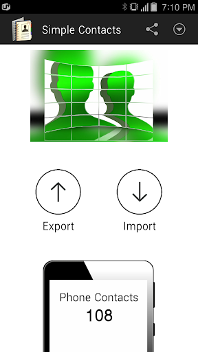 Contacts Backup and Restore ekran görüntüsü