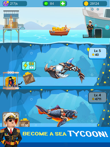 Sea Jurassic Tycoon ekran görüntüsü