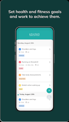 Kokoro Health and Fitness ekran görüntüsü
