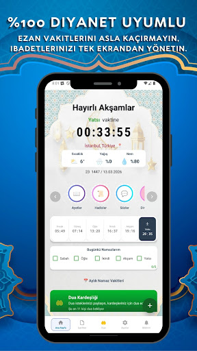 Namaz Ve Ezan Vakitleri Pro ekran görüntüsü