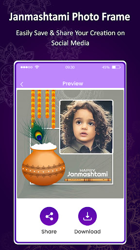 Janmashtami Photo Frame ekran görüntüsü