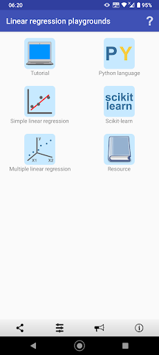 Linear regression playgrounds ekran görüntüsü