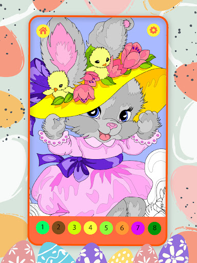 Honey Bunny Kids Coloring Book ekran görüntüsü