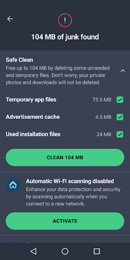 AVG Protection ekran görüntüsü