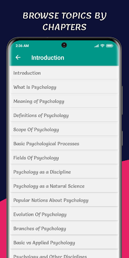 Introduction to Psychology ekran görüntüsü