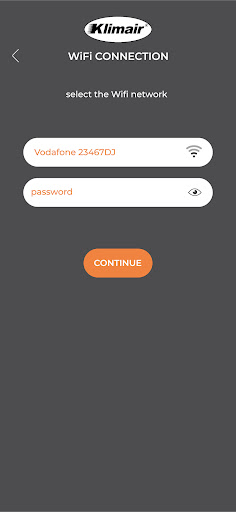Klimair App ekran görüntüsü