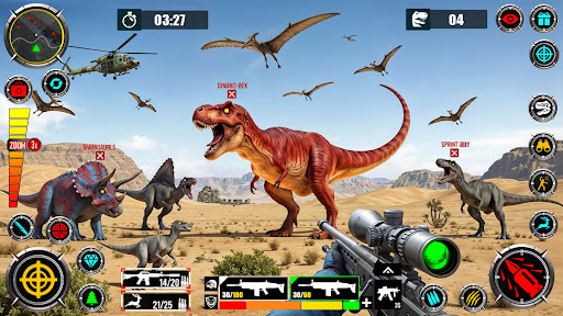 Wild Dinosaur Hunting Game ekran görüntüsü