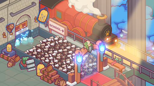 Cat Magic School : Cute Tycoon ekran görüntüsü