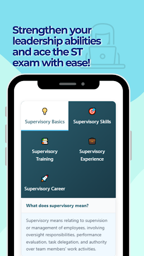 Supervisory Practice Test ekran görüntüsü