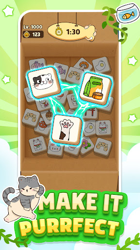 Cat Tile World: Purrfect Match ekran görüntüsü