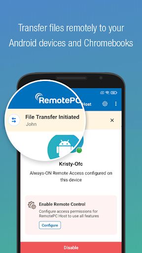 RemotePC Host ekran görüntüsü