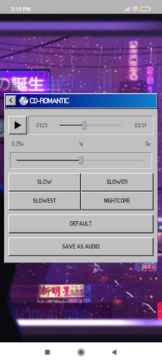 CD-ROMantic: Slowed + Reverb ekran görüntüsü