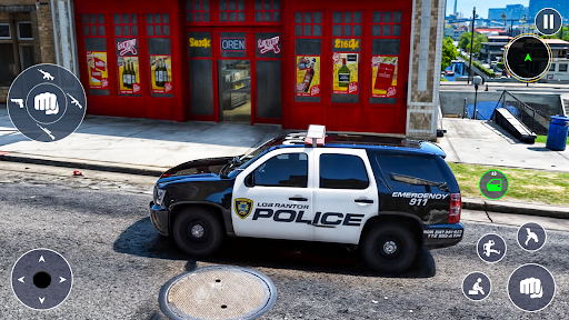 US Police Car Sim Cop Games ekran görüntüsü
