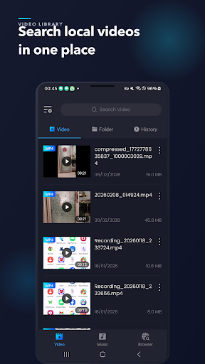 VideoMusicHub ekran görüntüsü