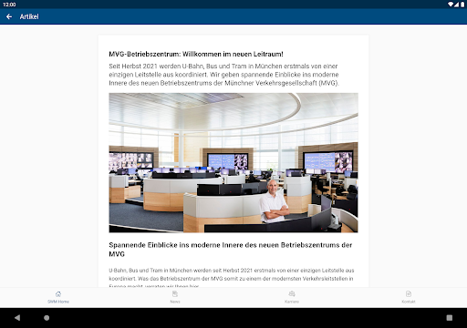SWM connect ekran görüntüsü