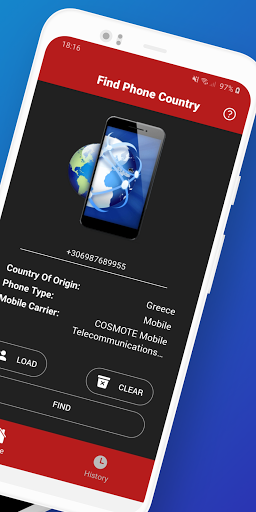 Find Phone Country ekran görüntüsü