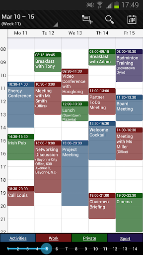 Business Calendar ekran görüntüsü