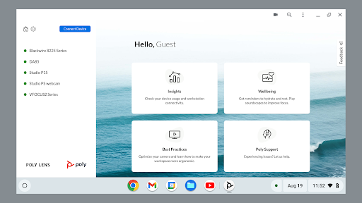 Poly Lens Web App ekran görüntüsü