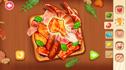Çocuklar için pizza oyunları ekran görüntüsü