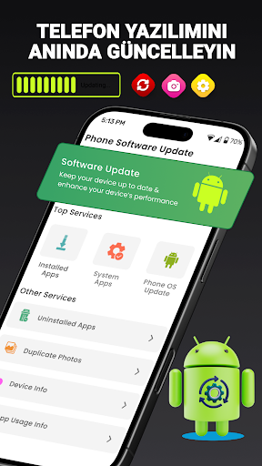 Telefon Yazılım Güncelleme App ekran görüntüsü