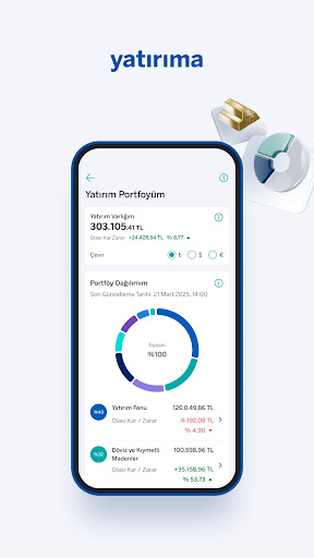 Garanti BBVA Mobil Bankacılık ekran görüntüsü