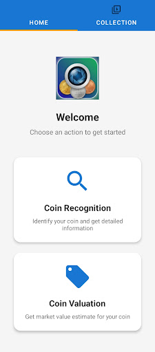 Coin identifier ekran görüntüsü