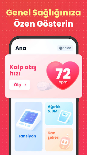 Nabız ölçer: Nabız monitörü ekran görüntüsü